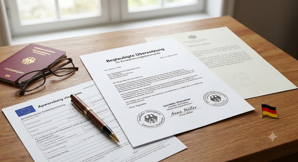 German Sworn Translation for Immigration Documents: Complete Guide for Visa, Legal & Official Use