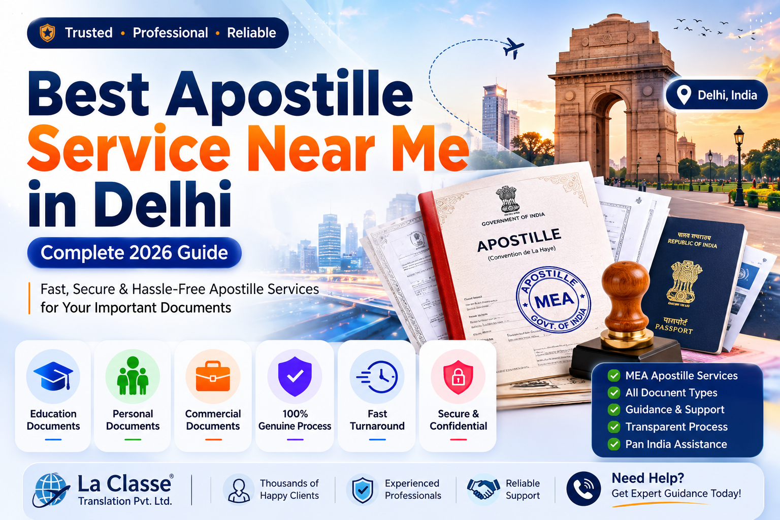 Best Apostille Service Near Me in Delhi: Complete 2026 Guide