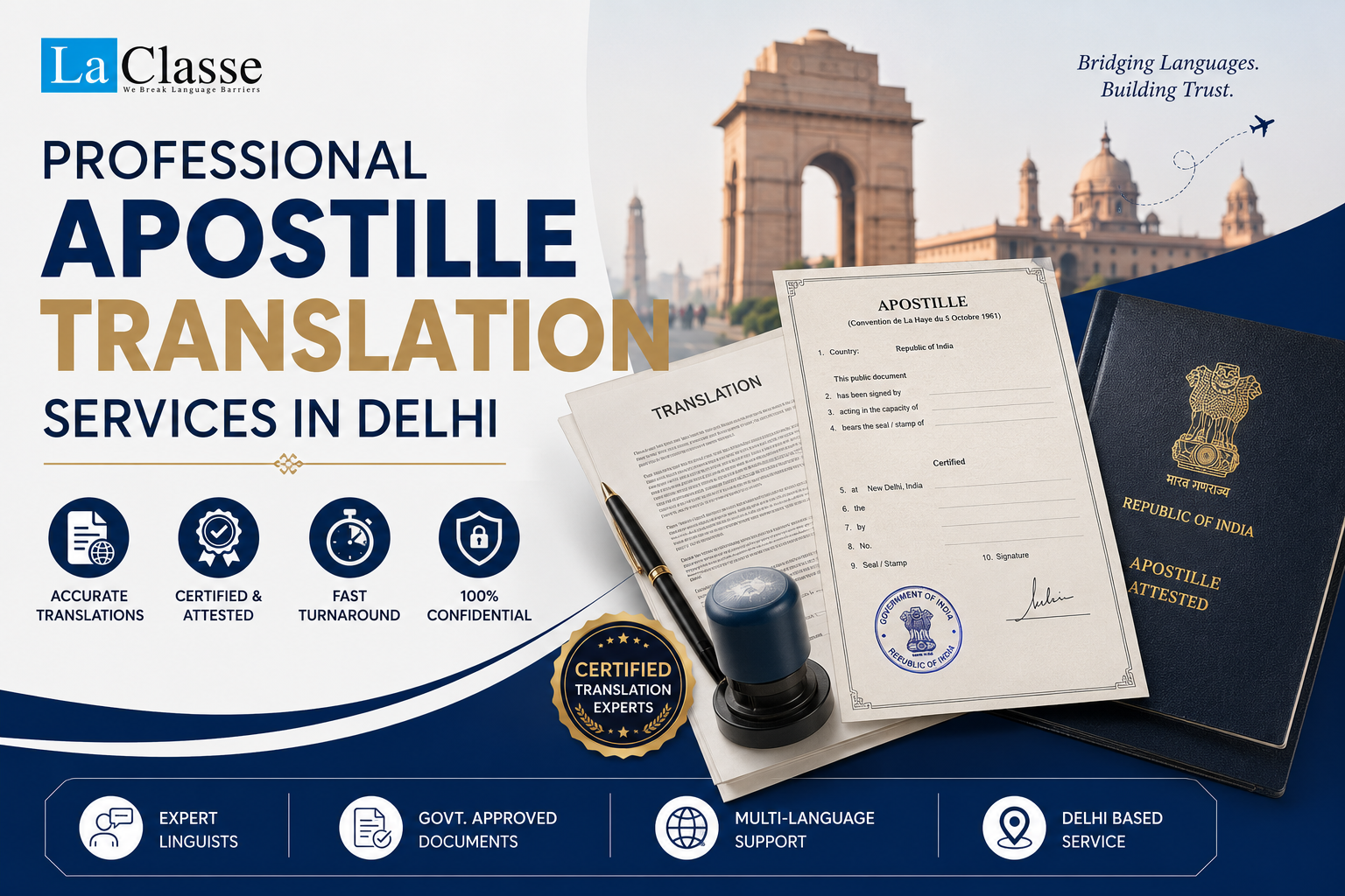 Professional Apostille Translation Services In Delhi