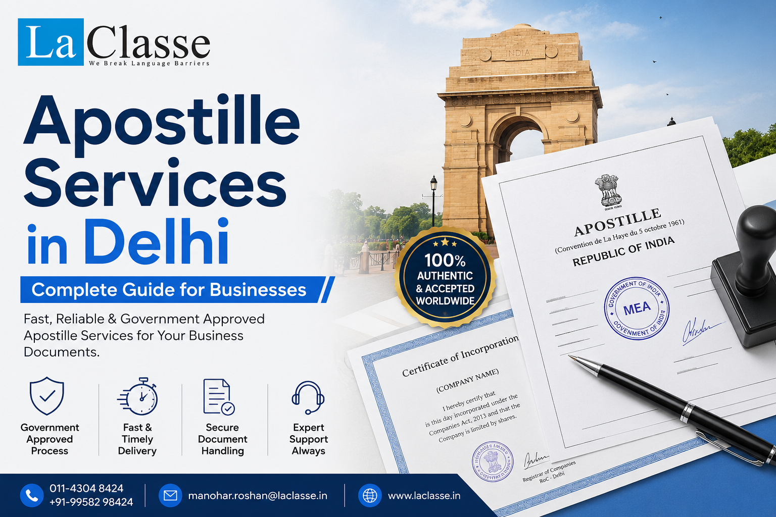Apostille Services in Delhi – Complete Guide for Businesses