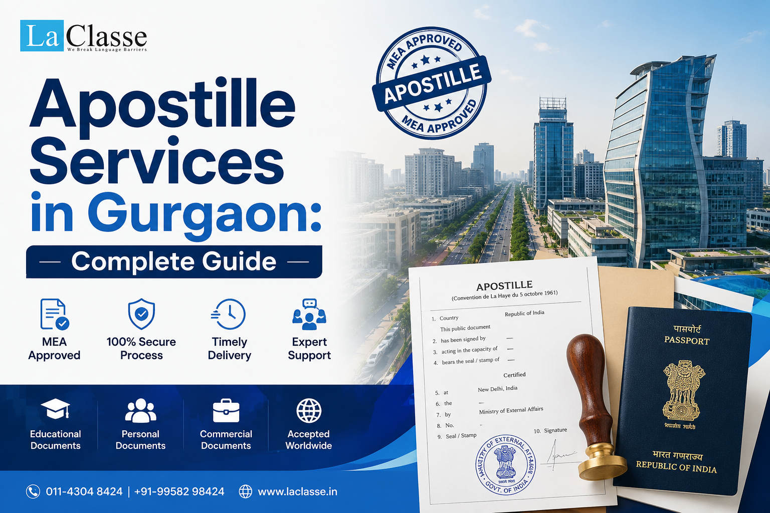 Apostille Services in Gurgaon: Complete  Guide