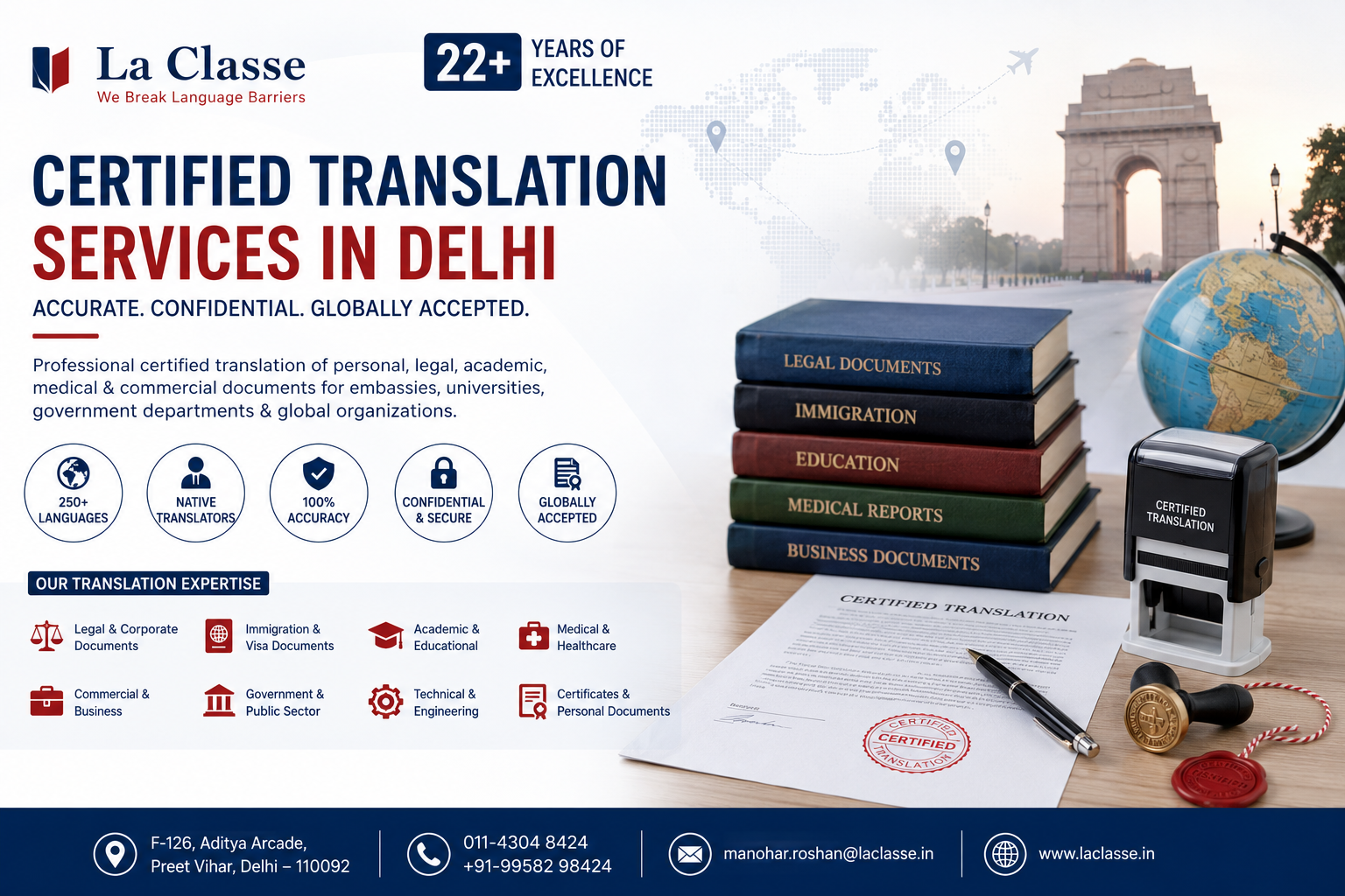 Certified Translation Services in Delhi: Complete Guide for Official Documents