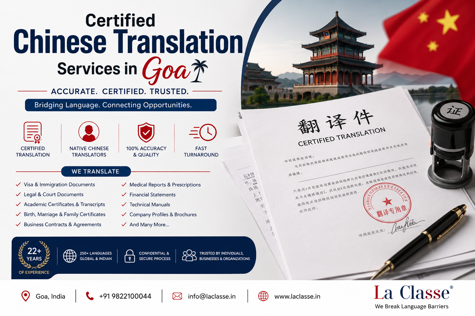 Certified Chinese Translation Services in Goa: Complete Guide