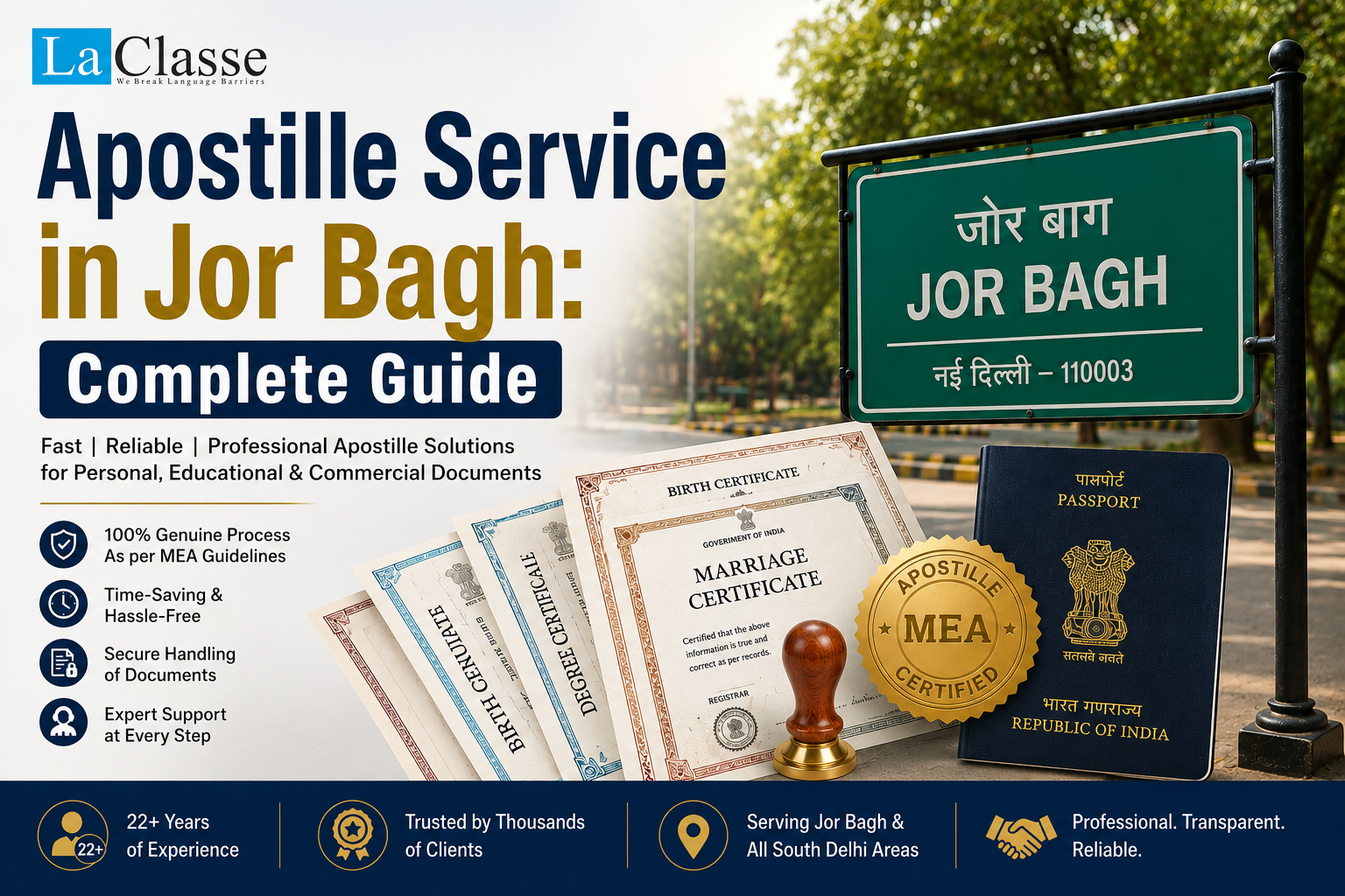 Apostille Service in Jor Bagh: Complete Guide