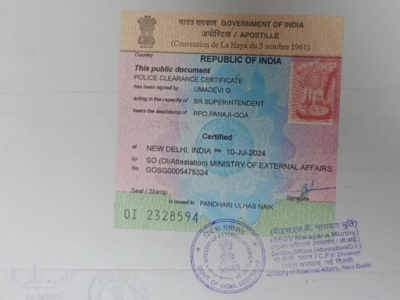 apostille services in india